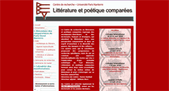 Desktop Screenshot of litterature-poetique.com